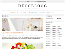 Tablet Screenshot of decobloog.com